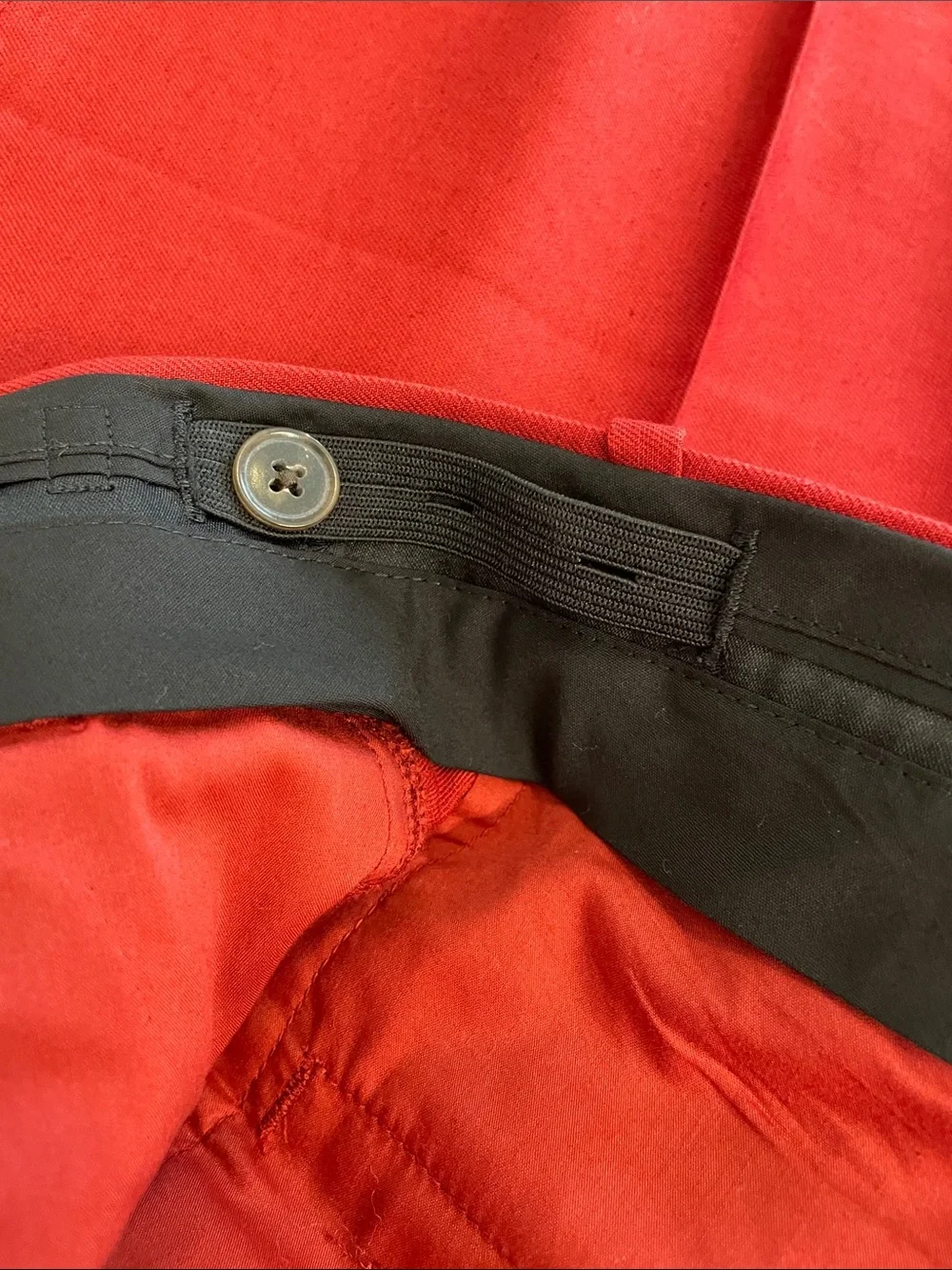 Banana Republic Lena Wide-Leg Red Crimson Trousers Size 4